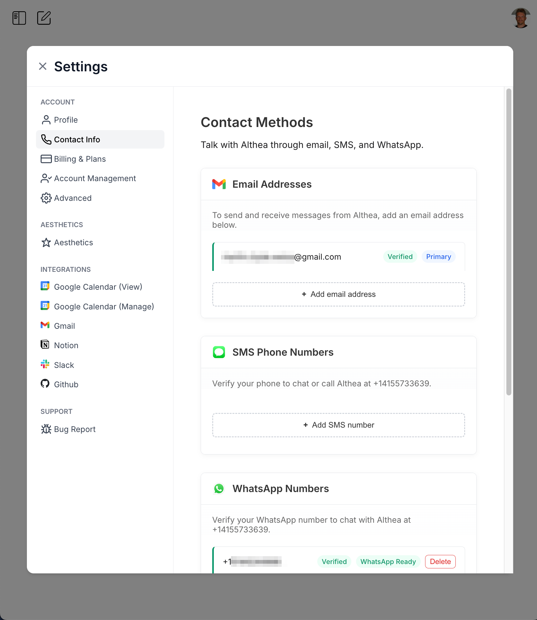 Contact Methods